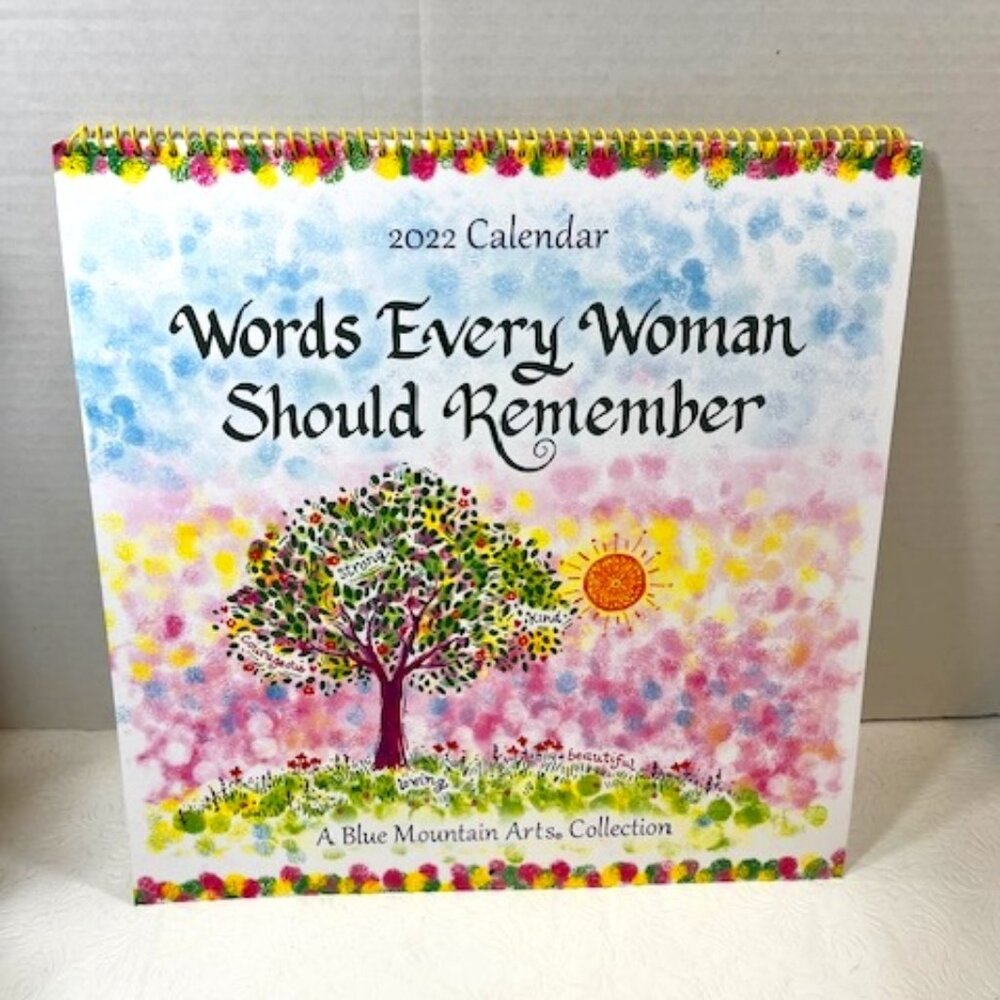 2022 Words Every Woman Should Remember 12-Month Inspirational Wall Calendar